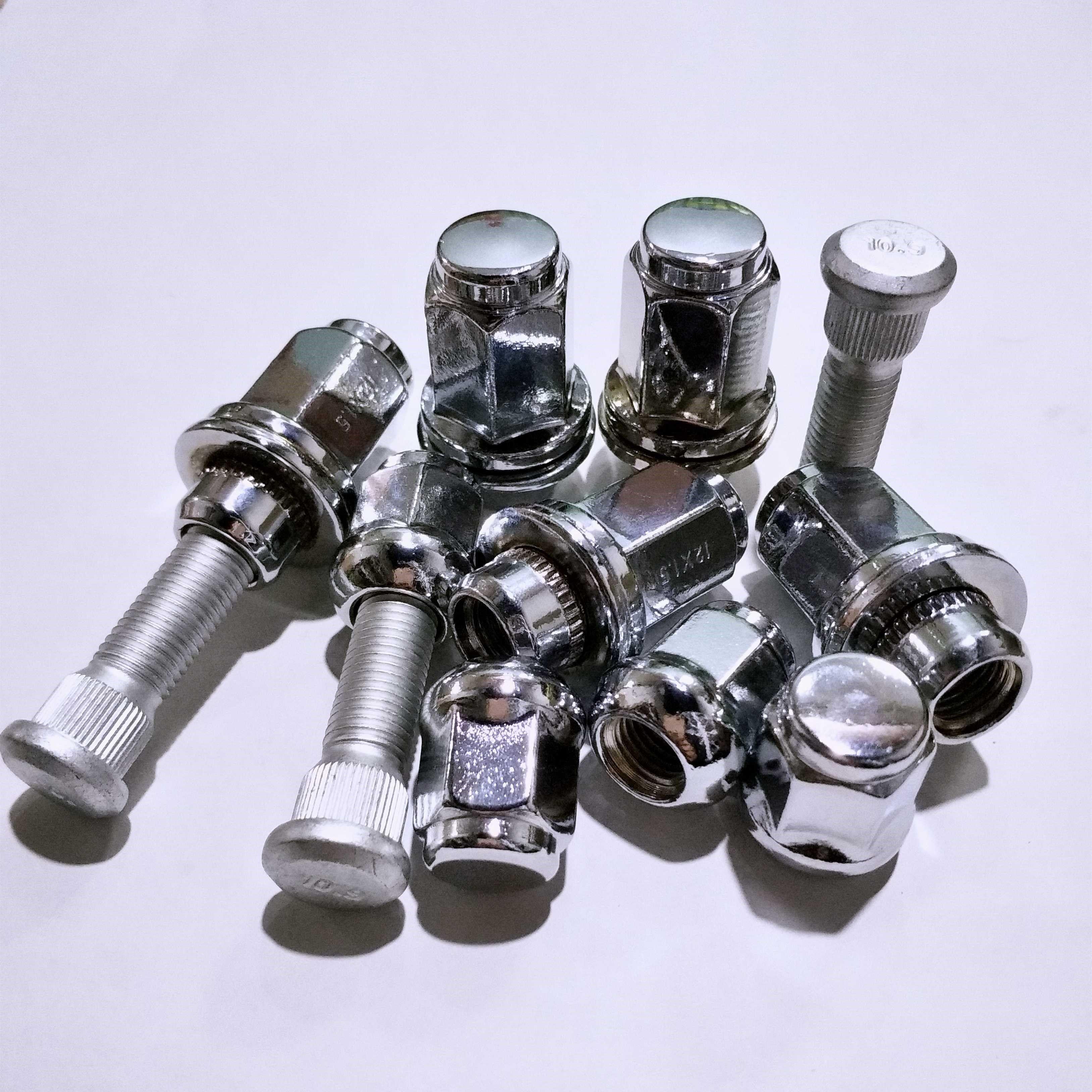 丽咔炫 奇瑞瑞虎车轮胎螺丝瑞虎3螺帽风云2a5东方之子旗云3轮毂螺丝