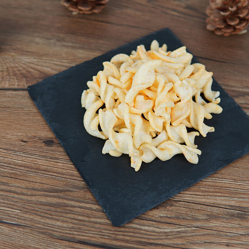 巴巴脆休闲100膨化食品80g螺旋薯片 8090的记忆的食礼包 番茄2袋原味3