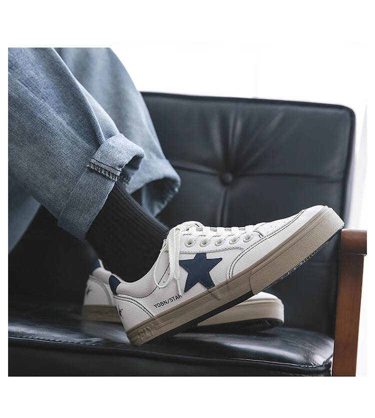 匡威(converse)秋季星星皮面帆布鞋男鞋allstar匡威 韩版搭休闲男生