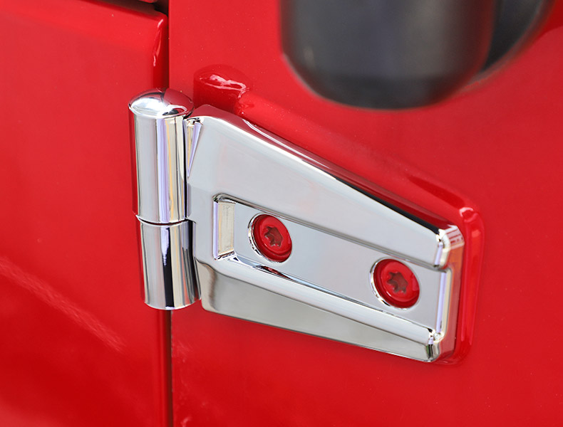 适用于07-17款牧马人车门合页专用于jeep牧马人jk改装件车身装饰贴