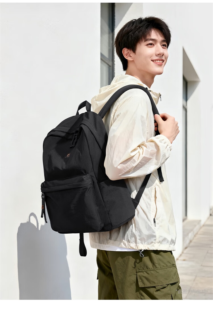 GOLF Trendy Lightweight Men's 14-inch Laptop Backpack Casual Travel School Bag for College Students 3