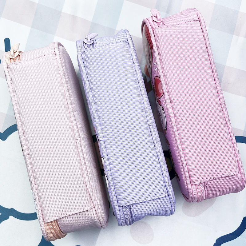 樱安娜 besgu小麻薯女孩文具盒加长版笔袋大容量可爱创意少女中小学生