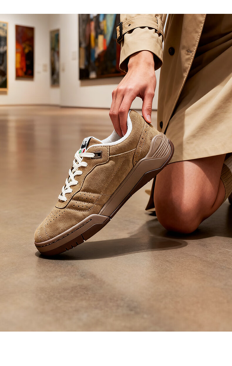 Diadora Unisex Suede Sports Casual Shoes Action Trainer Brown/White/Green N1250 Size 40 10