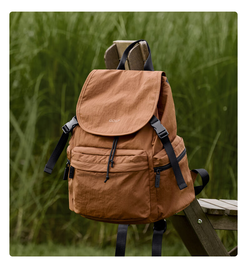 GOLF Women's Outdoor Lightweight Backpack 15-inch Laptop Bag Student School Bag Water-Resistant Travel Backpack 24