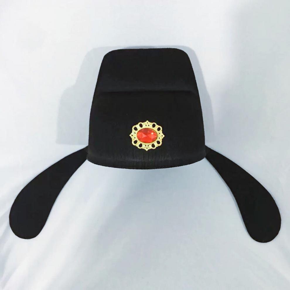lucaly新郎官帽子成人儿童古代官帽飞鱼服锦衣卫帽明朝乌纱帽汉服帽