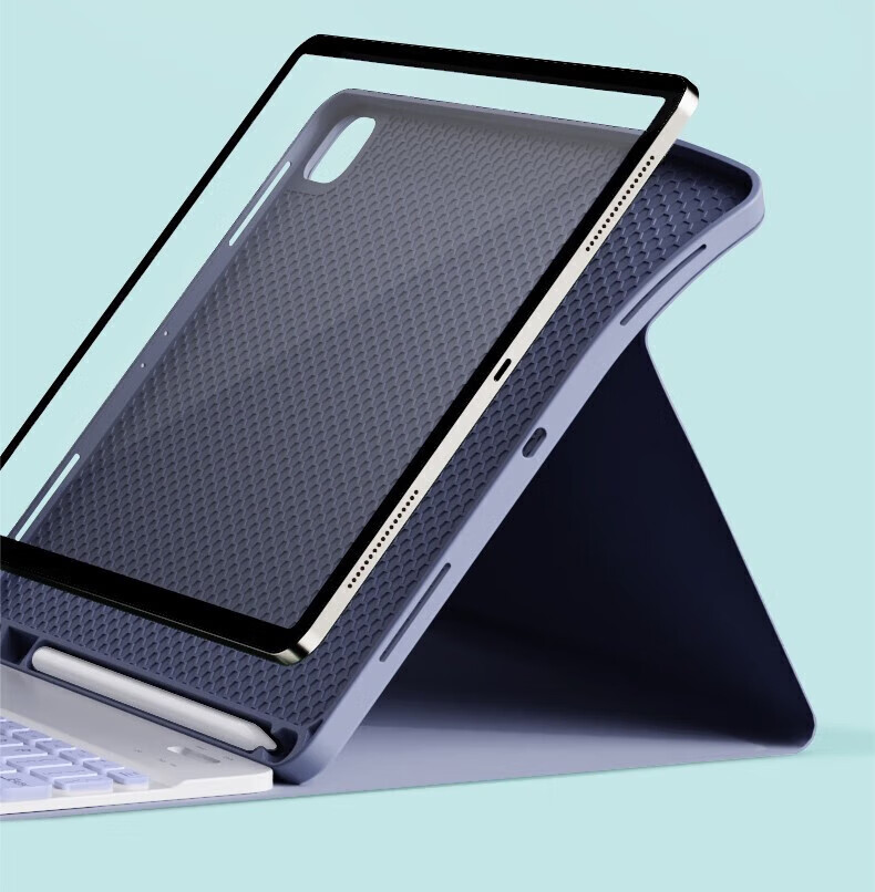 Soyin Apple iPad Pro Keyboard Protective Case 11-inch Magic Keyboard Mouse Set 2022/21/20/18 Models Tablet Stand Bluetooth External with Stylus Pen 22