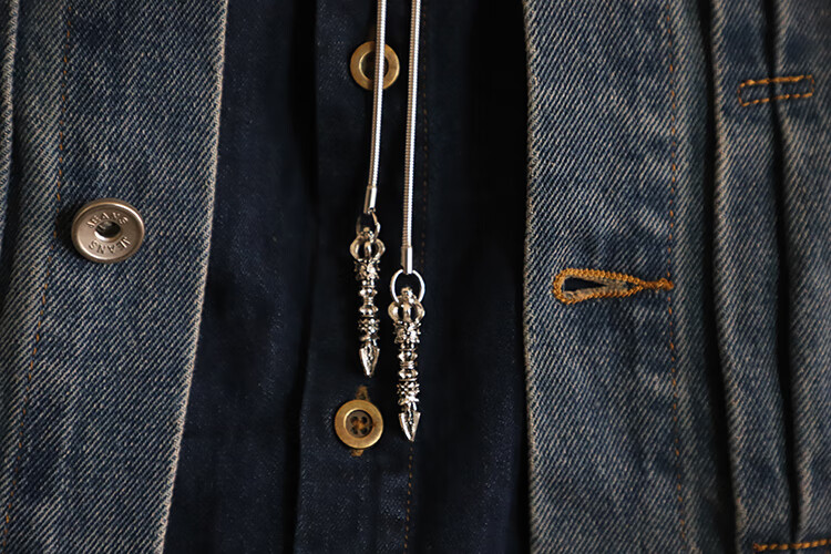 【官方旗舰】青春气息 原创三角波洛领带 男 时尚潮款ins风皮绳领绳