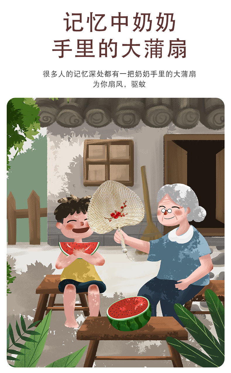 蒲扇子棕叶大蒲扇批发老式手摇芭蕉扇小蒲扇女夏天扇子手工编织扇