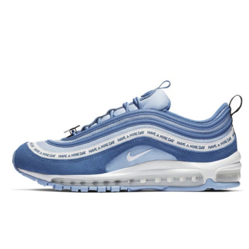ni耐ke克 air max 97头圣水白紫笑脸男鞋女鞋休闲跑步鞋防滑磨运动鞋