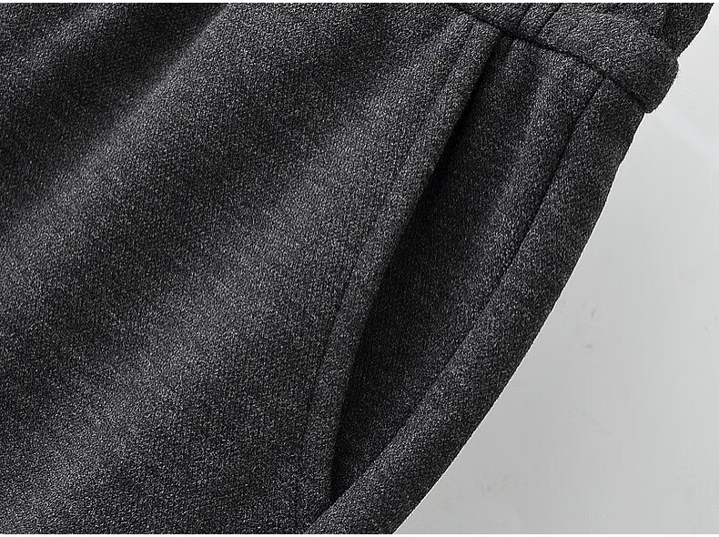 Yalu Middle-Aged and Elderly Women's Autumn Casual Pants Grandma New Mom Pants Winter Fleece-Lined Straight Sweatpants Elderly Long Pants 7