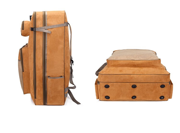 钓椅包多功能防水双肩背渔具包海竿钓鱼欧式收纳包 60*45灰色钓椅包