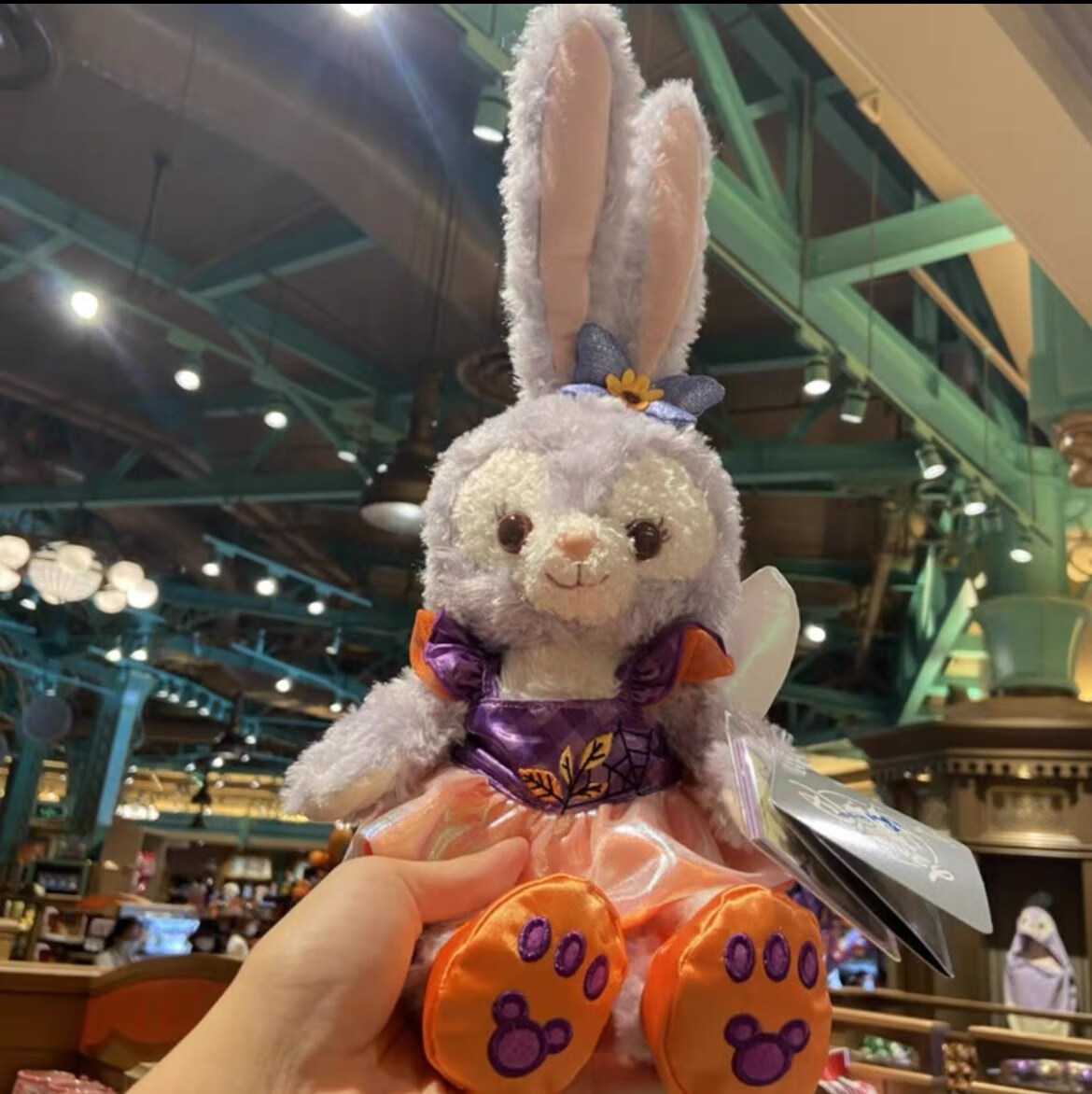 上海迪士尼星黛露兔子星黛露毛绒兔子毛绒玩偶公仔玩具生日礼物女