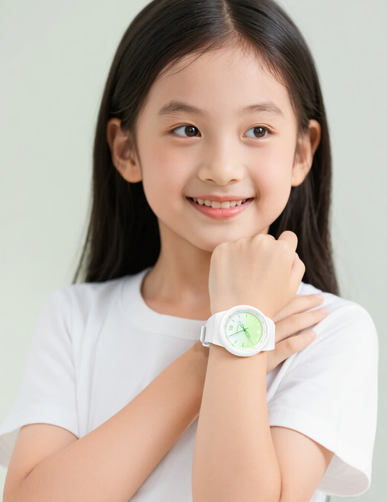 GEORGCOUNT College Style Student Watch Girls Boys Silent Quartz Exam Time-Only Children's Watch 8