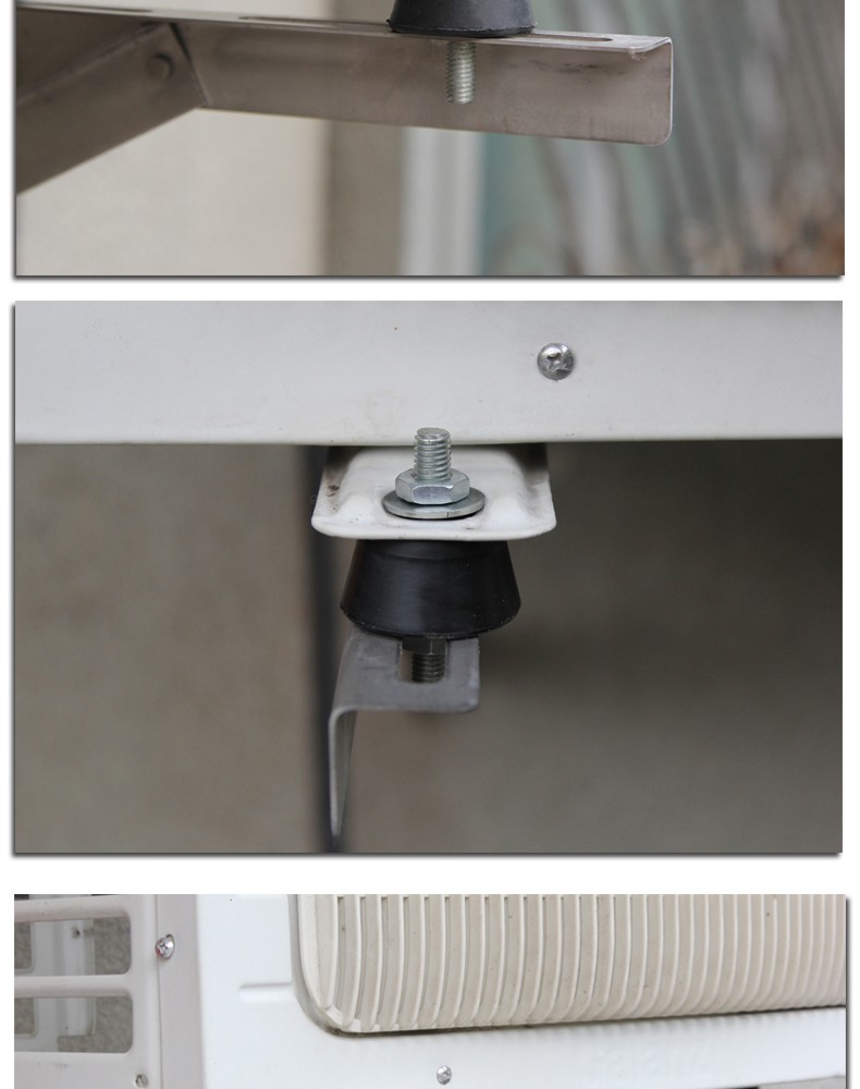 威视朗适用13匹减震垫空调外机支架配件外机空调防震脚垫降噪音减振器