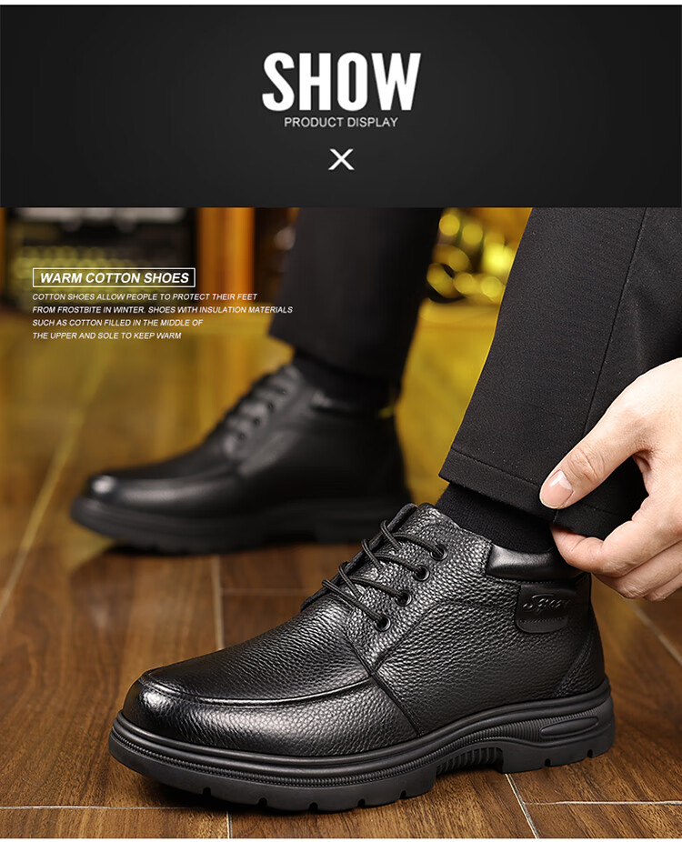 Hengyuanxiang Men's Slip-On Business Casual Breathable Driving Loafers J1628 Black 44 18