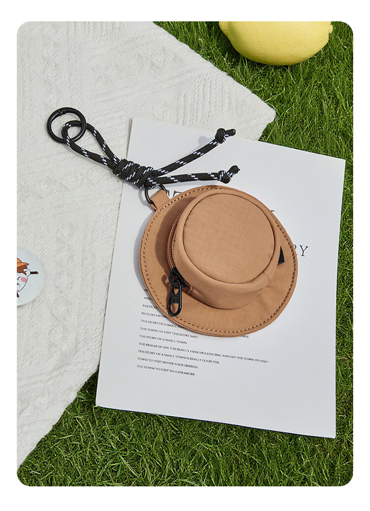GOLF Portable Earphone Pouch, Handheld Coin Purse, Small Fisherman Hat Charm, Mini Key Case, USB Drive And Data Cable Storage Pouch 8
