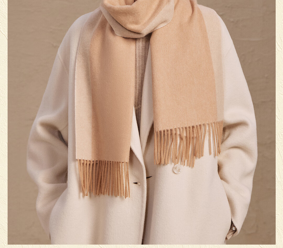 Shanghai Story Autumn Winter New Pure Wool Scarf Shawl Soft Warm Gift for Mom Elders Birthday New Year Women Neck Warmer 17