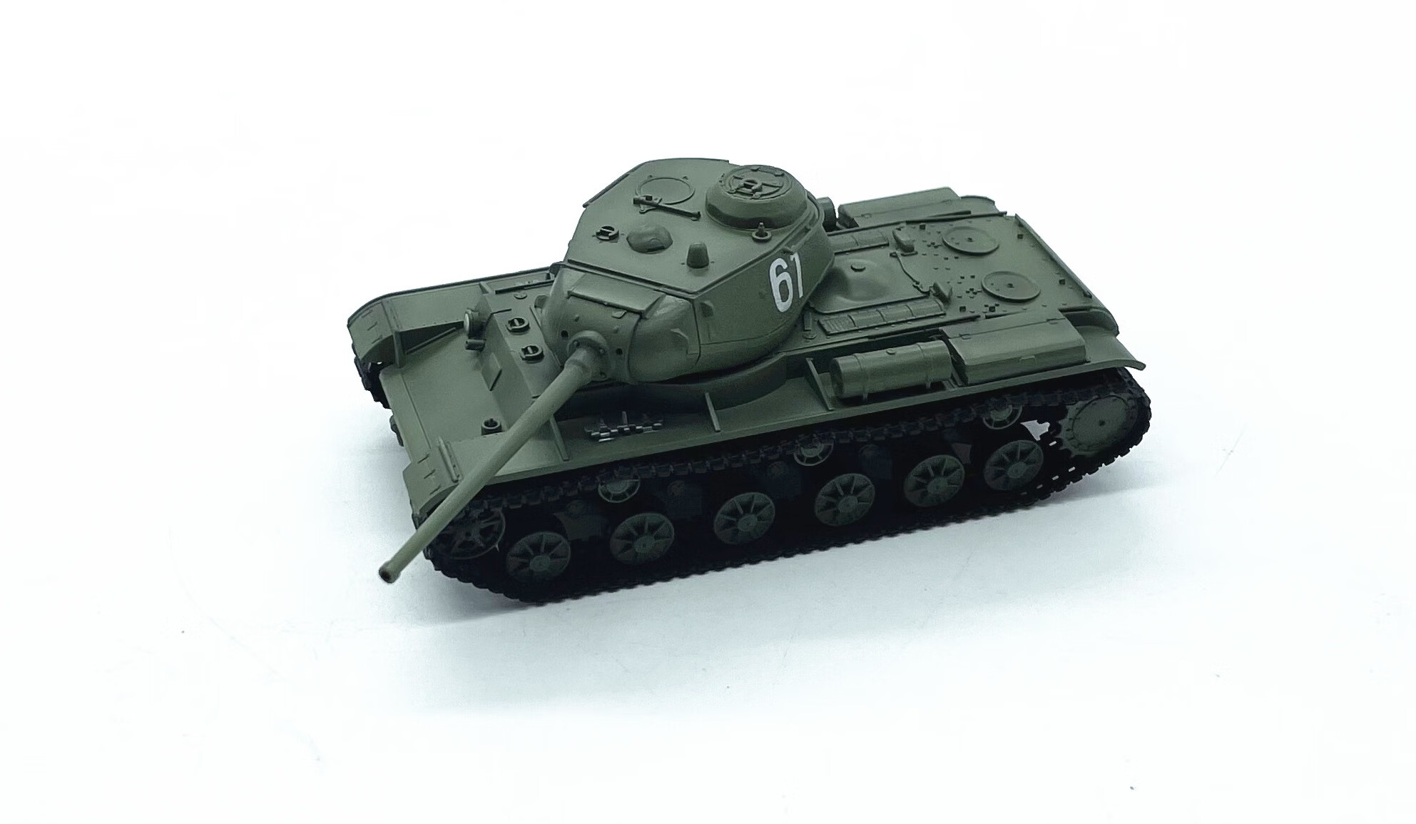 【官方优选】精品1:72苏联kv-85重型坦克模型白色61坦克世界小号手