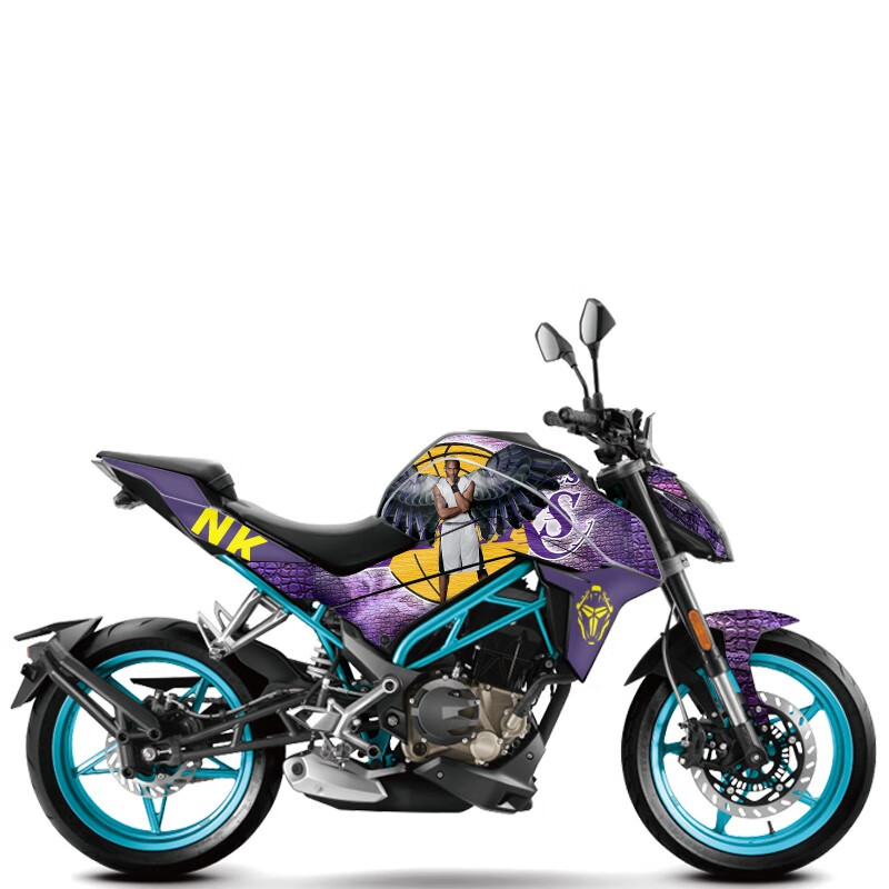 适用春风nk150 250nk贴花改装防水贴纸全车保护贴膜版画卡通动漫 美