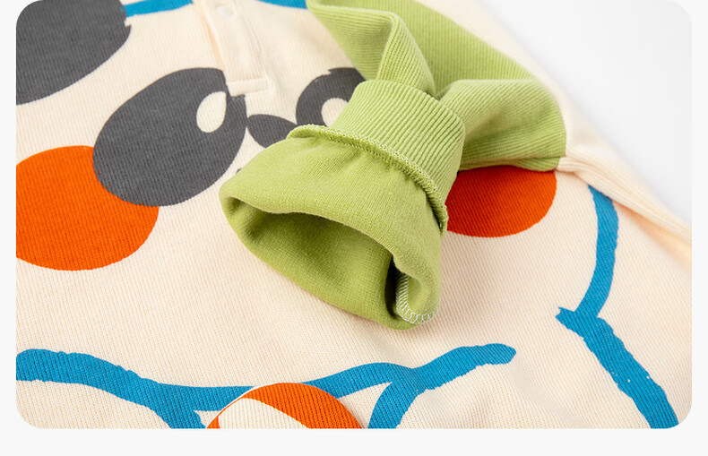 Dudu Kids Cartoon Spring Outfit Boys Sweatshirt and Pants Girls Two-Piece Set Top and Long Pants Green Size 80 12