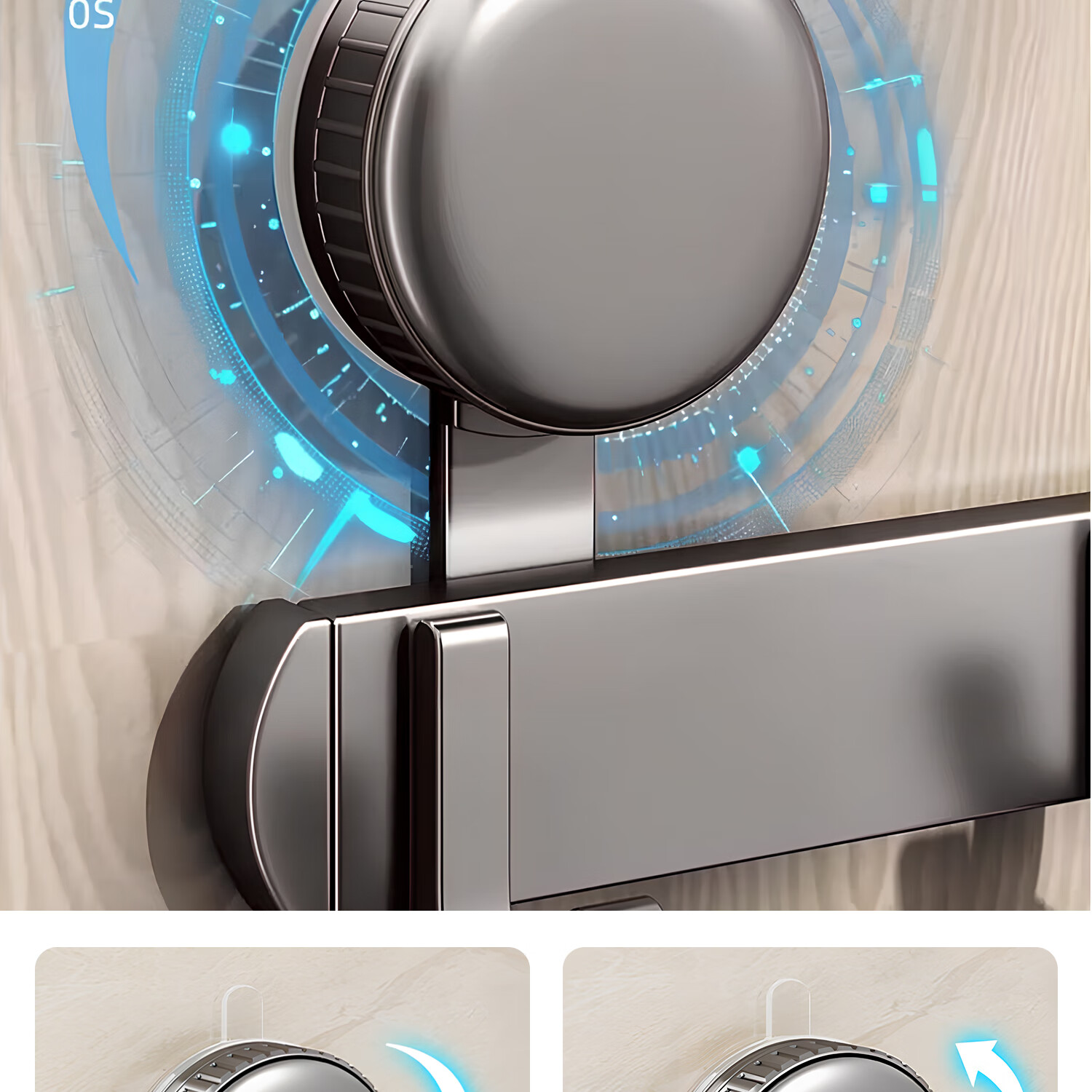 Zhifan Japanese Suction Cup Hook No Drilling Strong Load-Bearing Over Door Clothes Hanger Entry Door Adhesive Hook Kitchen Wall Storage Rack 14
