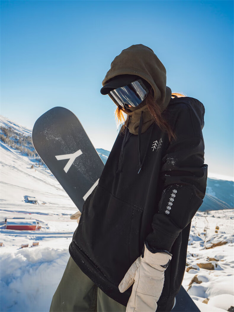 防寒保暖滑雪专业运动防水双板新款上衣女潮 黑色 xl【图片 价格 品牌