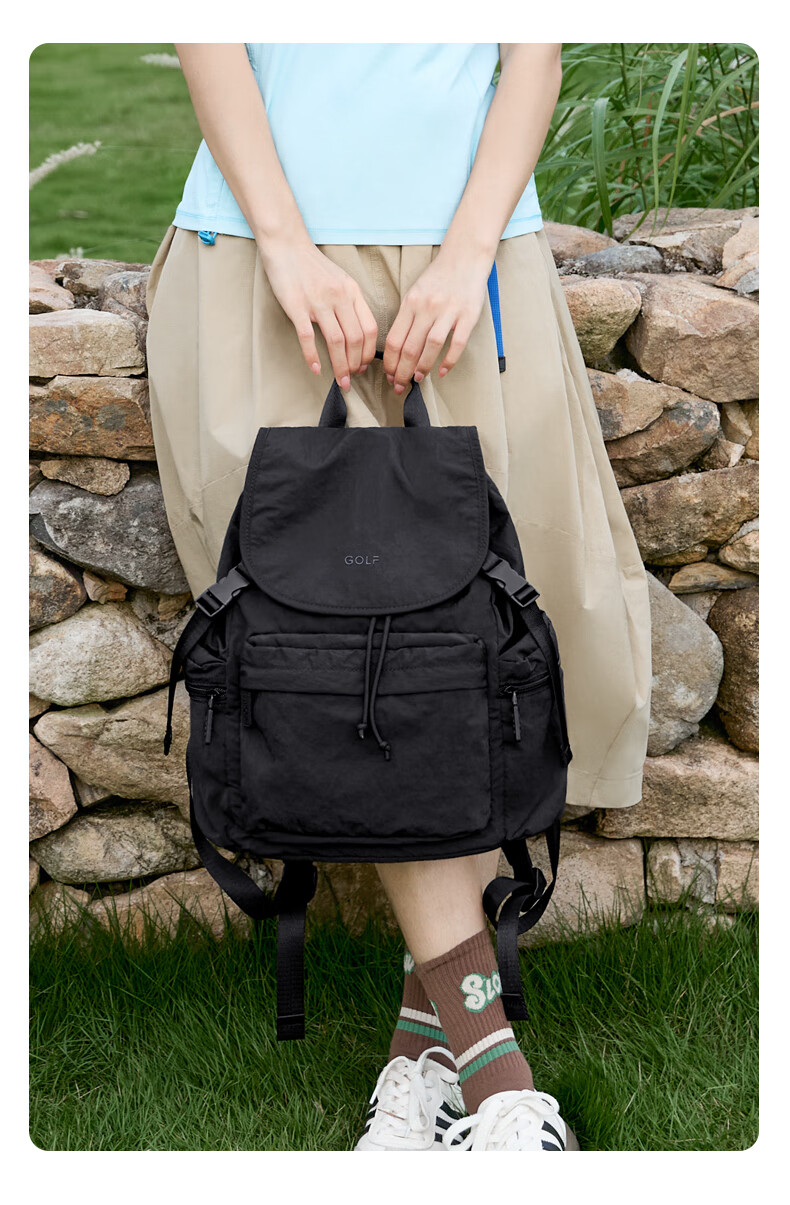 GOLF Women's Outdoor Lightweight Backpack 15-inch Laptop Bag Student School Bag Water-Resistant Travel Backpack 20