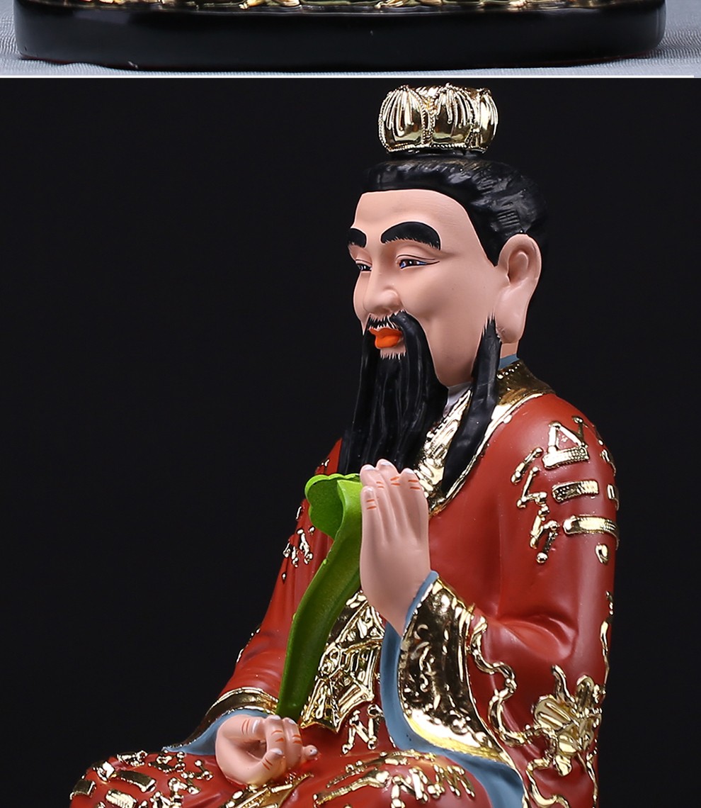 灵宝天尊道德天尊神仙道家祖师神仙佛像平安居家室供内奉寺庙供奉摆件
