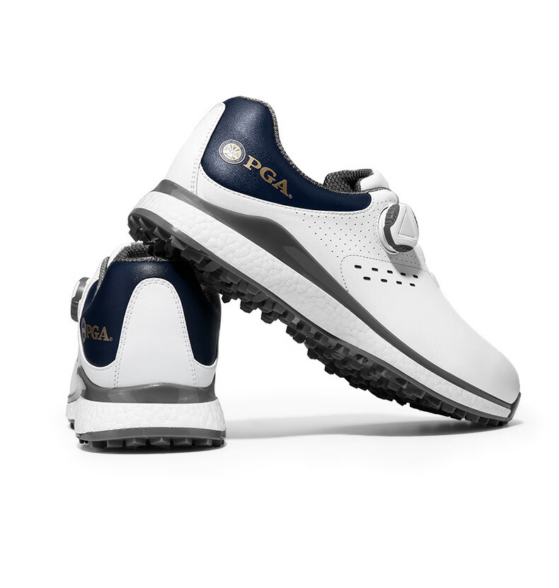 PGA Men's Golf Shoes Popcorn Midsole Knob Lace Comfortable Sports Sneakers 6