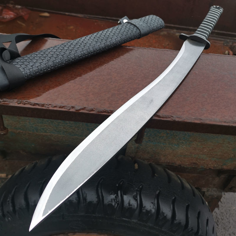 刀防身长款大型大刀 镇1宅武术大刀影视连体刀剑户外防身长冷兵1器
