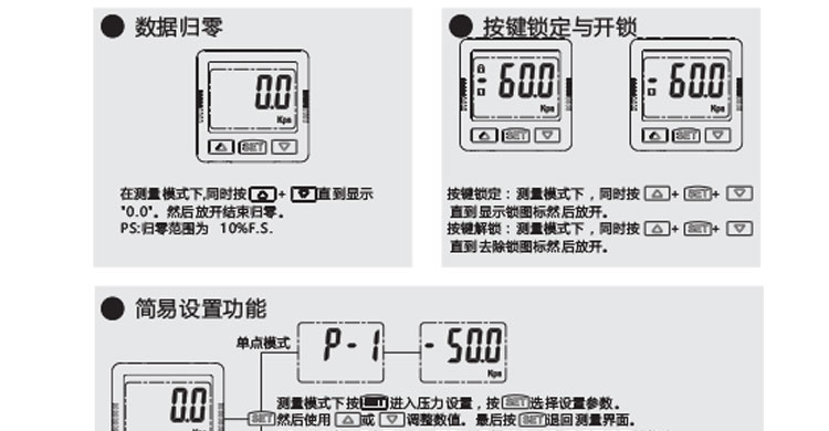 定制科美浦dps数显压力传感器代替松下dp101 dp102 smc压力表zse ise