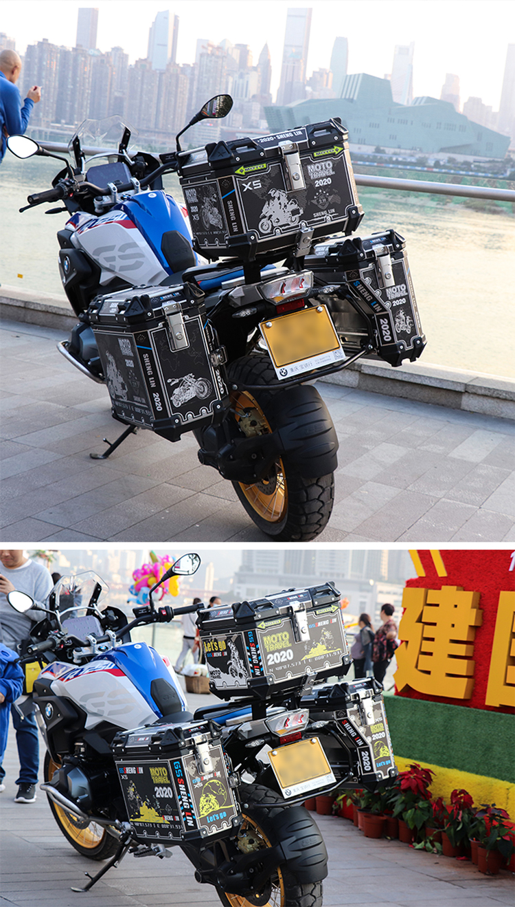 适用于宝马f750gs侧边箱f850gs摩托车三箱f650gs后备箱1200gs 39l-gs
