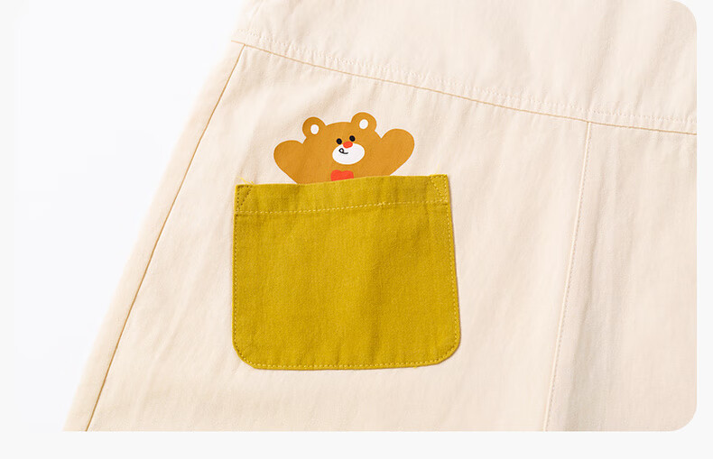 Dudu Baby Set Cartoon Spring Boys Long Sleeve T-Shirt Girls Overalls Children's Spring Two-Piece Set Pink 80 31
