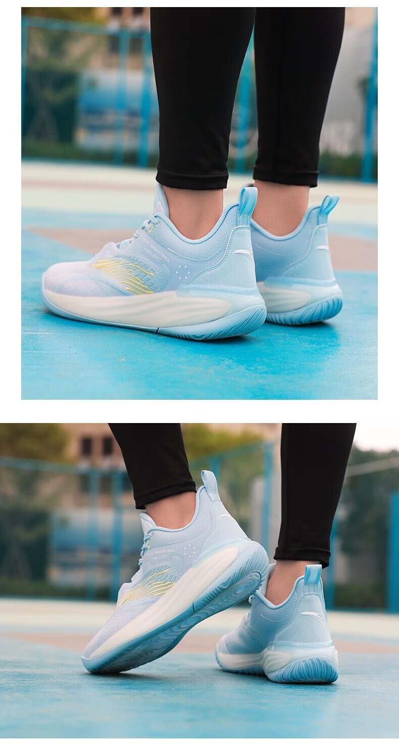 安踏水泥泡泡篮球鞋男鞋2022秋冬季新款实战耐磨球鞋体育男生专业运动