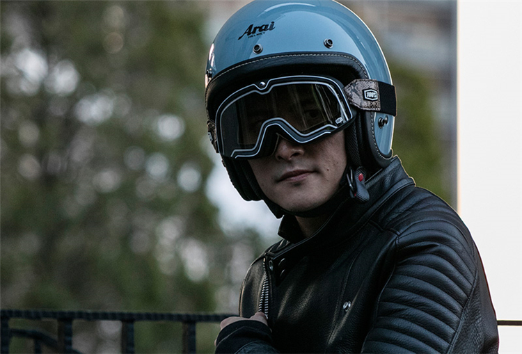 日本arai classic air新3/4盔复古哈雷cafe攀爬摩托车机车 亚黑 l