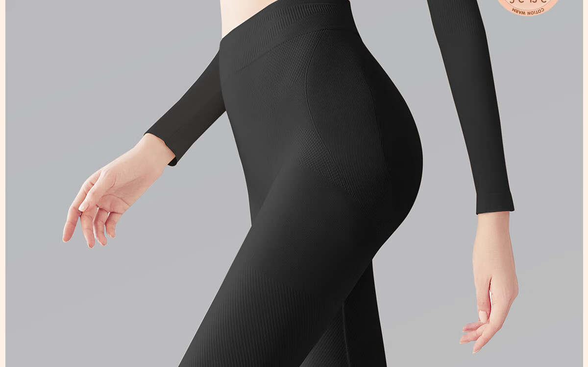 GRACEWELL 26th Anniversary New High-Waist Tummy Control Leggings for Women, Autumn and Spring Inner Pants, Slim Fit, Black, Size L 2