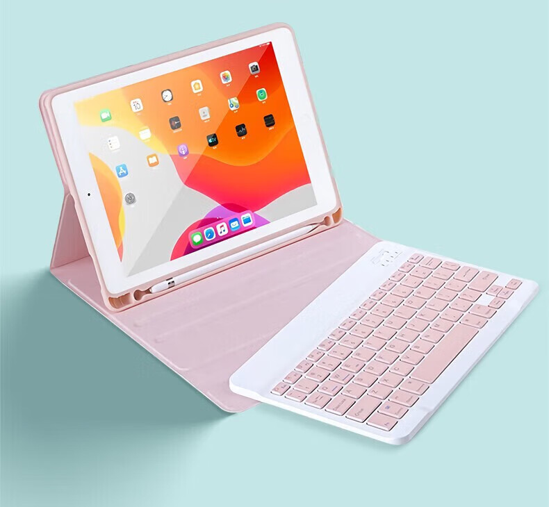 Soyin Apple iPad Pro Keyboard Protective Case 11-inch Magic Keyboard Mouse Set 2022/21/20/18 Models Tablet Stand Bluetooth External with Stylus Pen 7