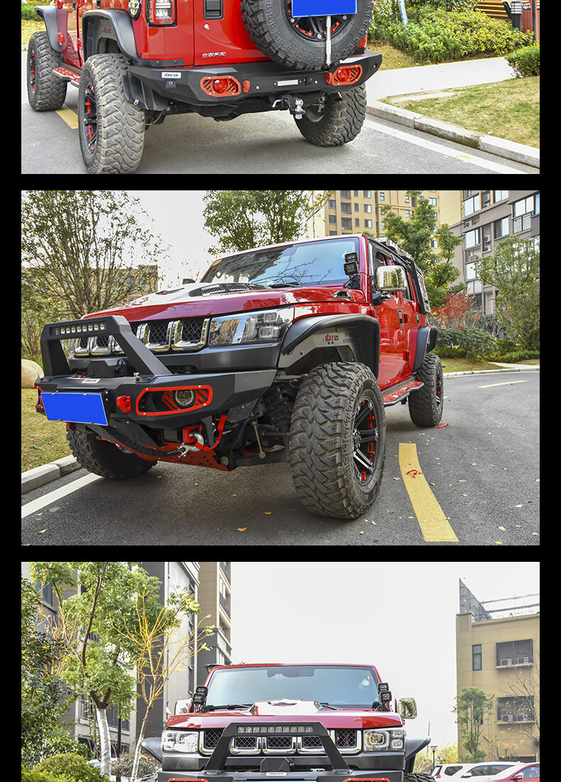 2023款北京bj40车顶行李架bj40plus平台防滚架铝镁行李架行李框 bj40