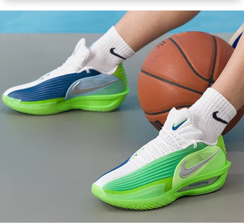 NIKE Men's Basketball Shoes G.T. CUT 3 TURBO Sports Shoes HV9919-301 Green Gray Size 42 2