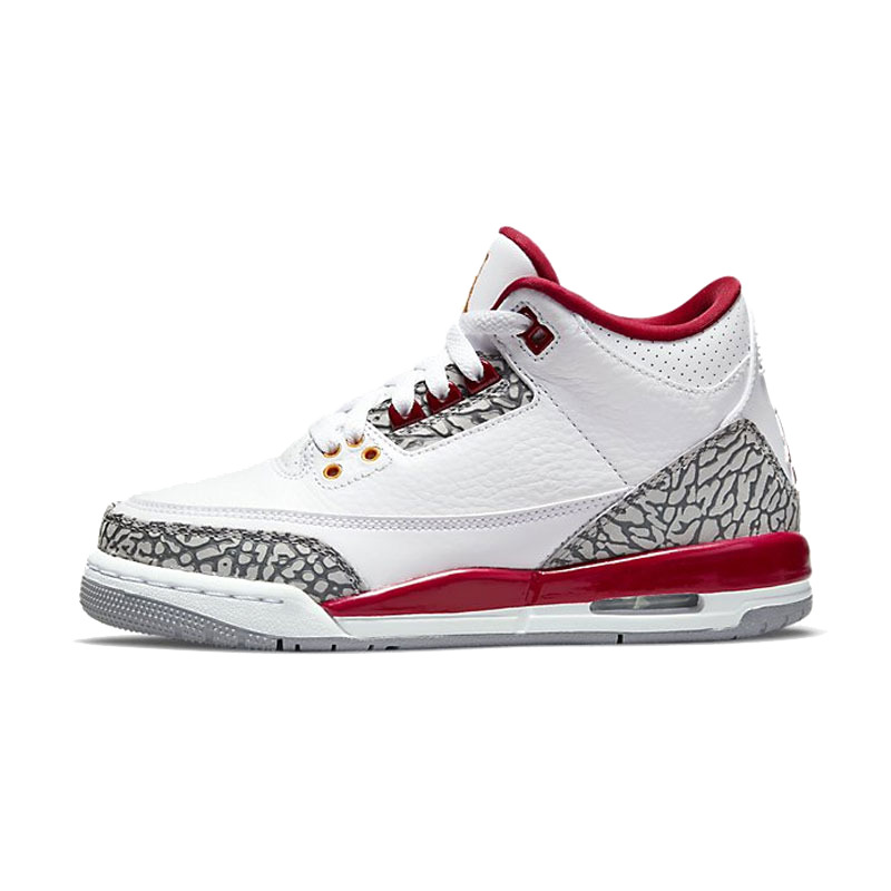 耐克nike【现货】air jordan 3 aj3 gs红水泥全大红公牛女子篮球鞋 cq