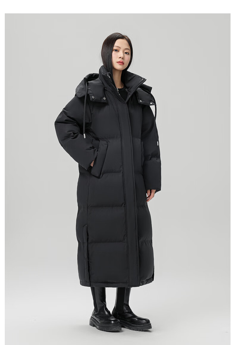 Snow Flying Women's Extended Down Jacket Fashion Thickened Cold-Resistant High Fill Power 12