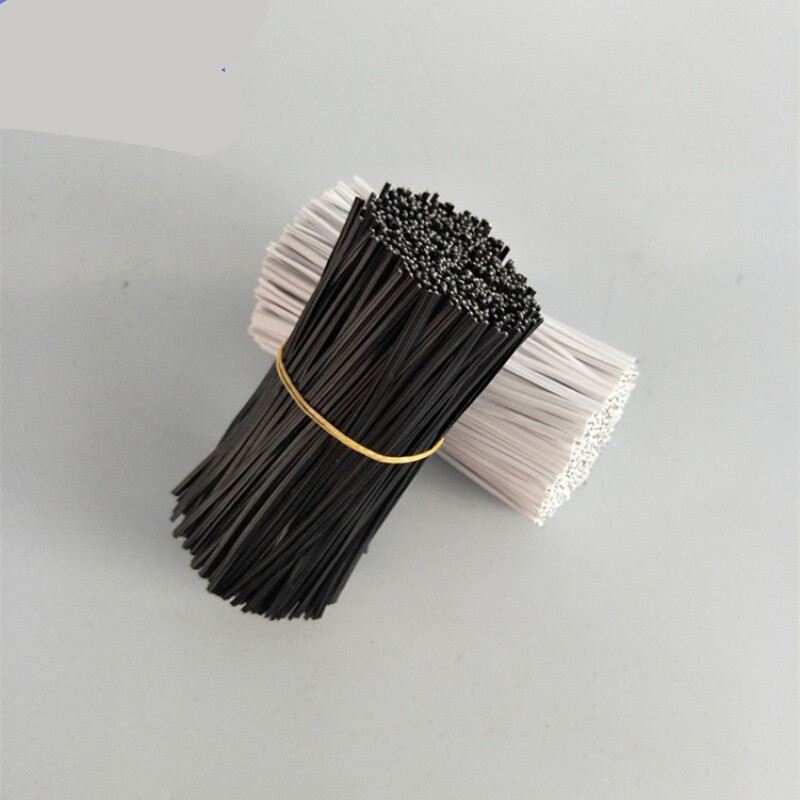 7毫米圆扁彩色绑丝包塑铁丝园林捆绑葡萄猕猴桃枝条扎线 m4 绿色 0.