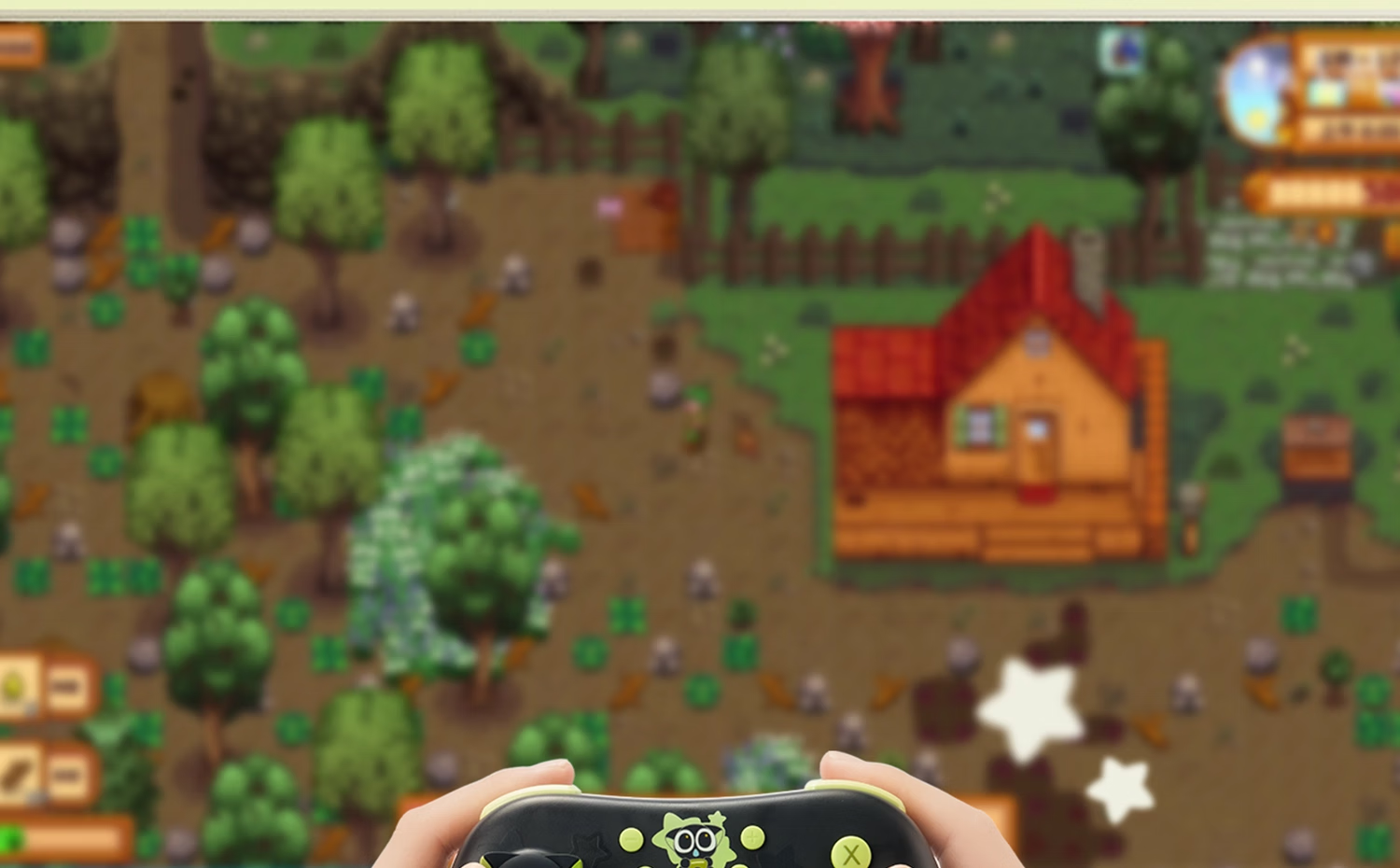 Jixiang Wireless Game Controller Luo Xiaohei Controller + 2.4G Receiver for Switch OLED/NS2/PC Steam/Mobile Tablet 9