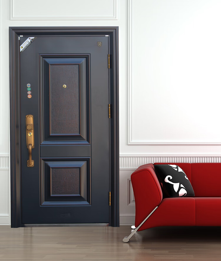 留金防盗门古铜色门仿铜门甲级防盗门钢质门拼接门锌合金防盗门豪华