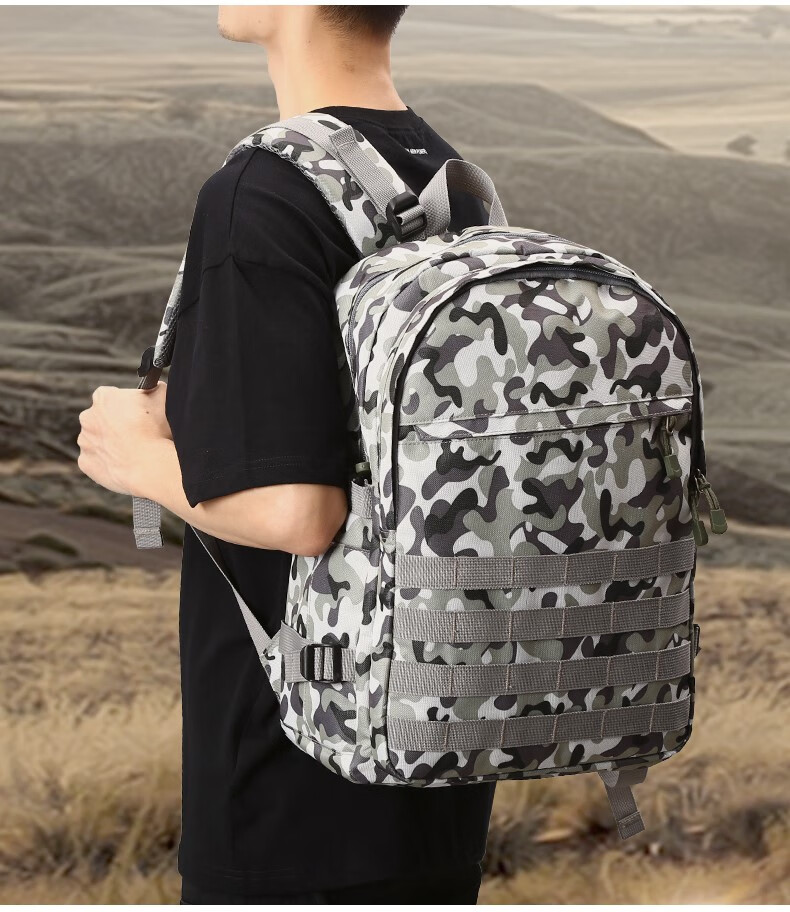 《星空迷彩军用品包小学生书包初中生背包迷彩电脑包大容量旅行包潮