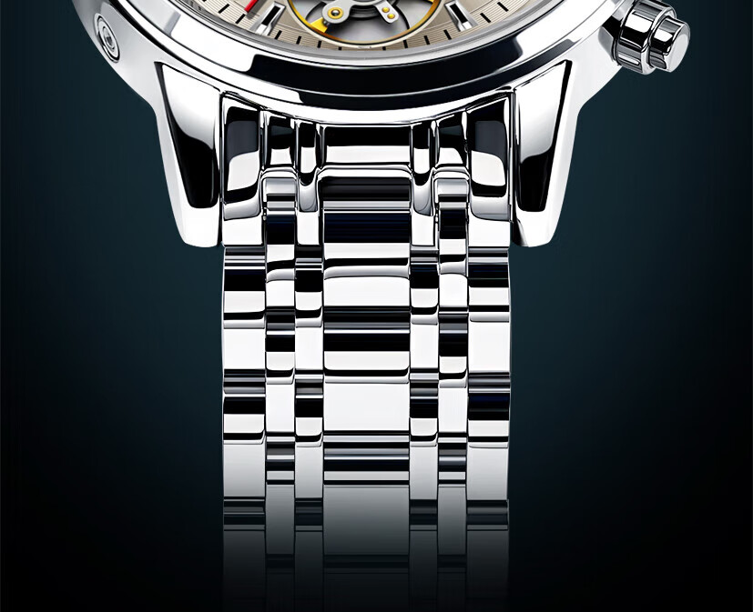 OLEVS Swiss Certified Men's Mechanical Watch Automatic Skeleton Tourbillon Multifunction Genuine Men's Watch 14