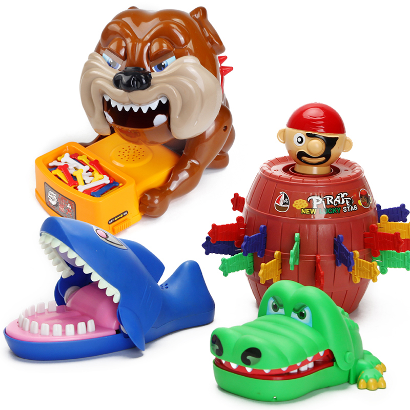 整蛊聚会整人游戏咬手指咬人玩具按牙齿玩具创意生日礼物咬手鳄鱼赠