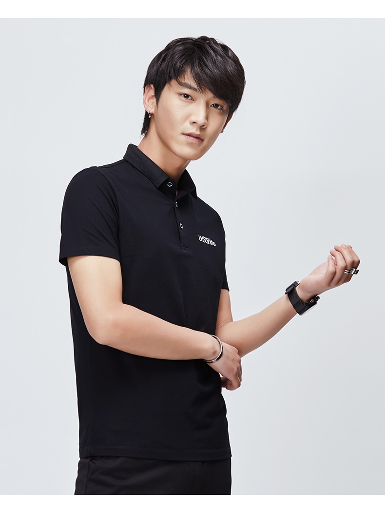 特步短袖t恤男装2020夏季新款青年男士翻领polo衫半袖t恤休闲运动服