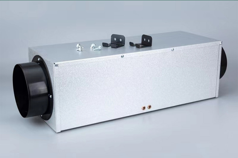 六奥新风系统消音箱新风机消音器管道消音降噪器金属静压箱多种口径