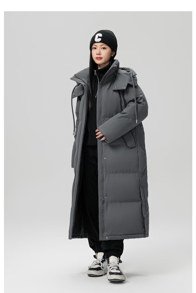 Snow Flying Women's Extended Down Jacket Fashion Thickened Cold-Resistant High Fill Power 10